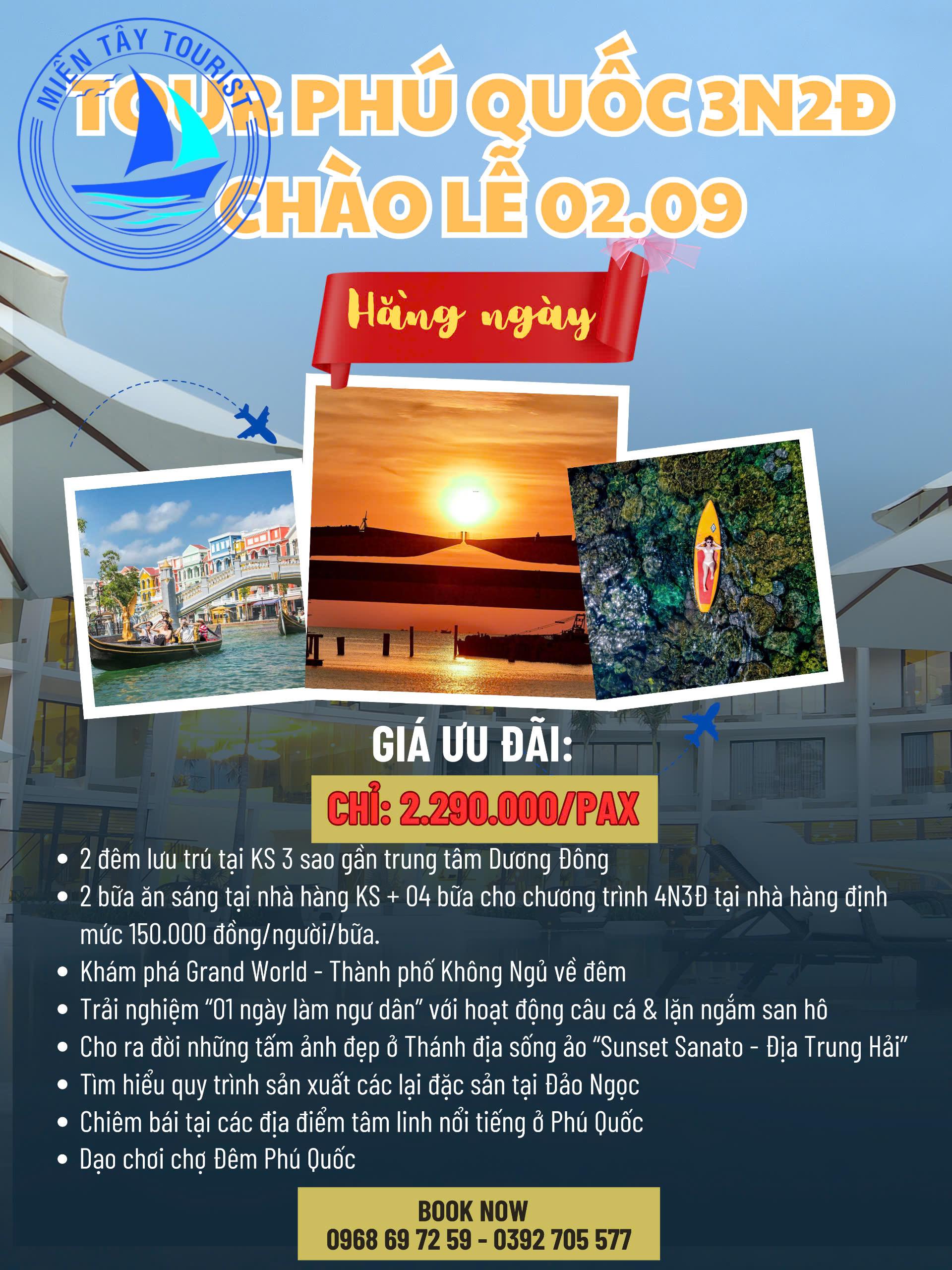 Phú Quốc 3 ngày 2 đêm